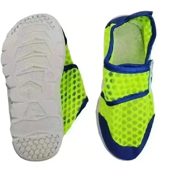 Babeimao Toddler Boys Water Shoes Light Green Breathable Mesh Running Size 9 - Picture 3 of 5